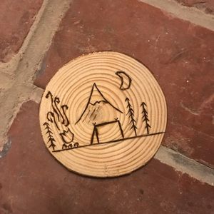 Wood decor camping coaster (2).